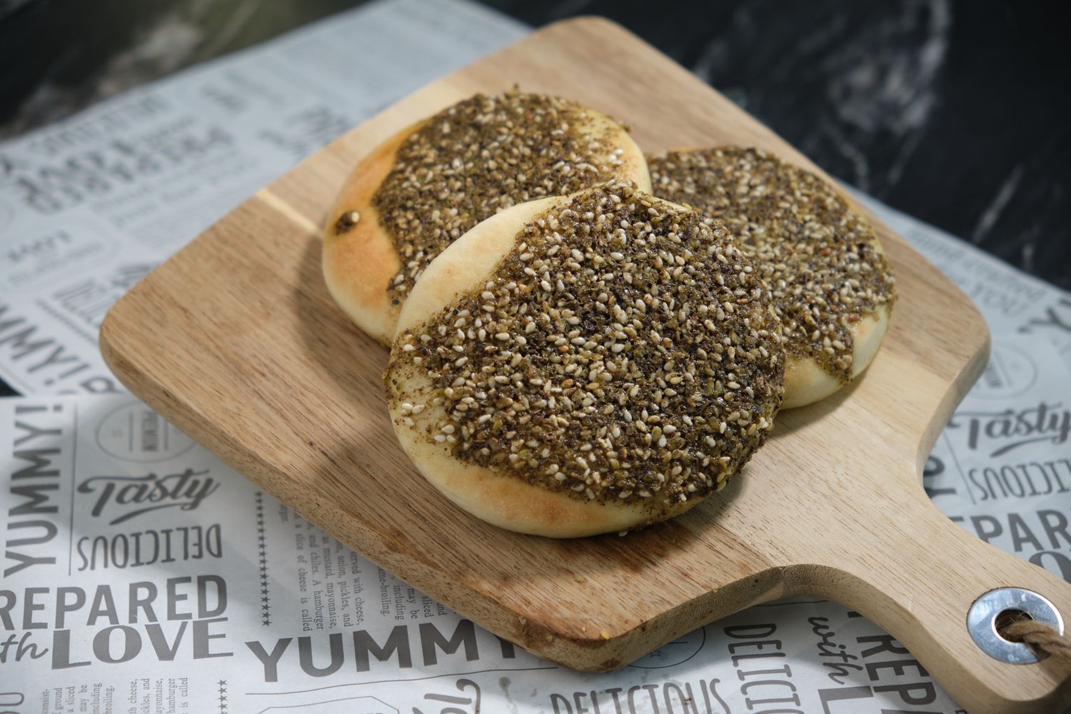 Frozen Fatayer Manakish Zaatar 12pcs