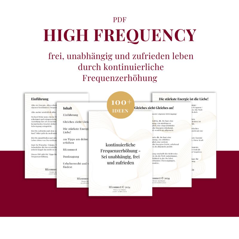 kontinuierliche Frequenzerhöhung - Sei unabhängig, frei und zufrieden