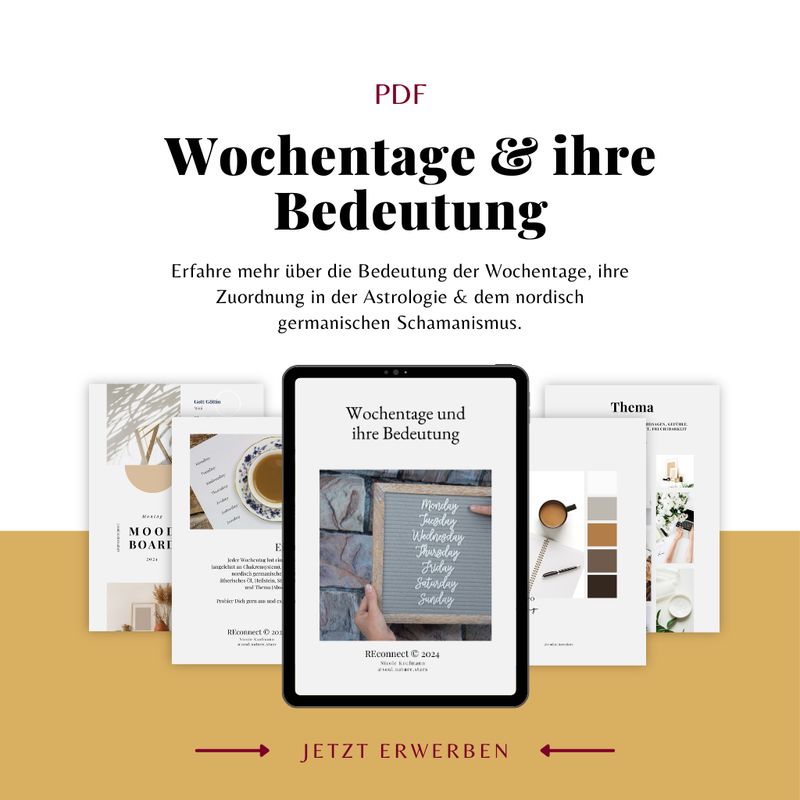 Wochentage & ihre Bedeutung