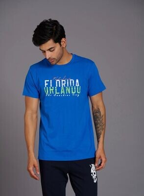 Florida Stamp Stars Men’s T-Shirt Royal Blue