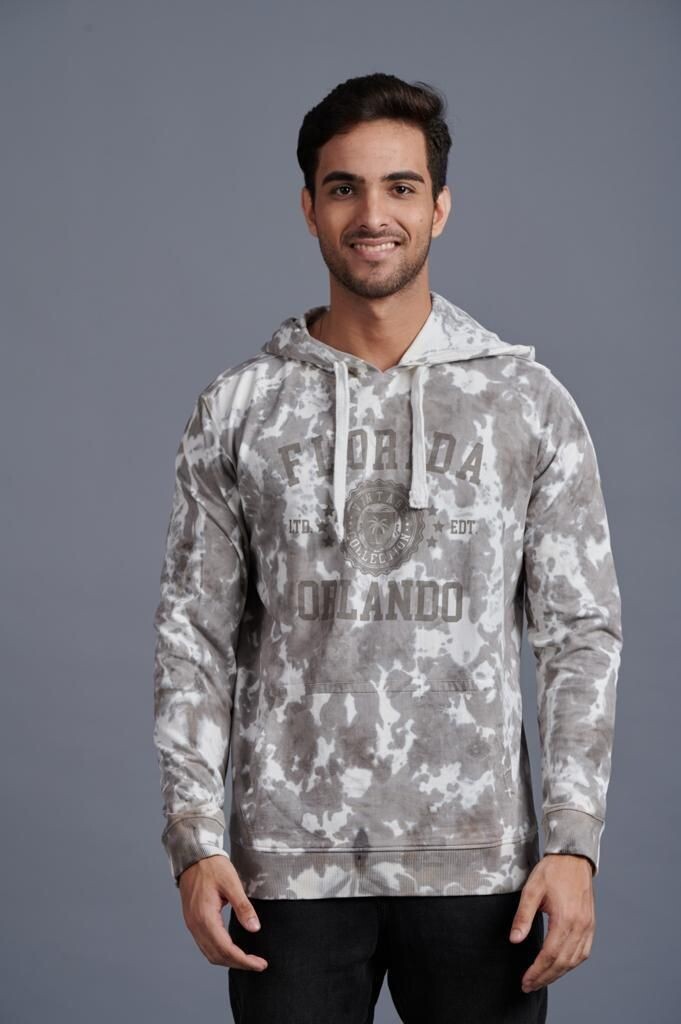 Florida Men’s Hoodie Tye Dye Green