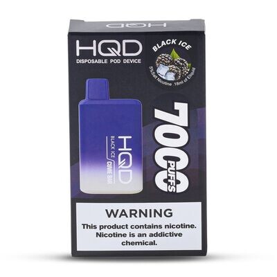HQD 7000 Black Ice (5 Pack)