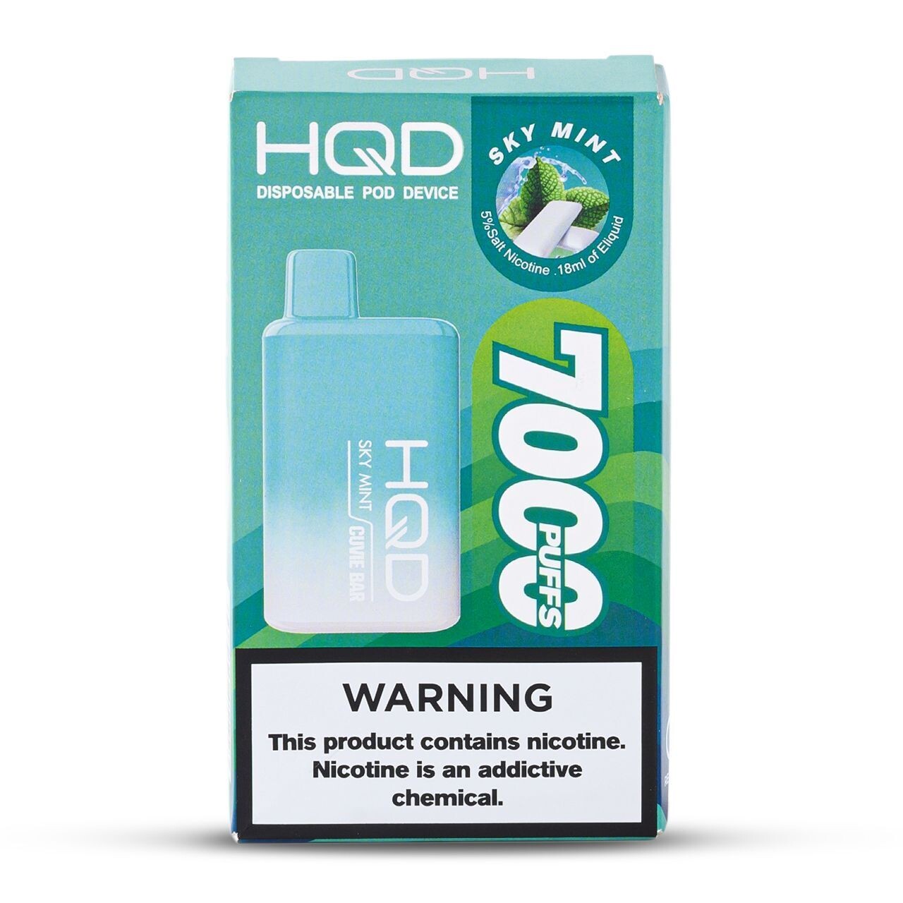 HQD 7000 Orange Ice (5 Pack)