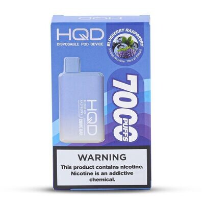 HQD 7000 Blueberry Raspberry (5 Pack)