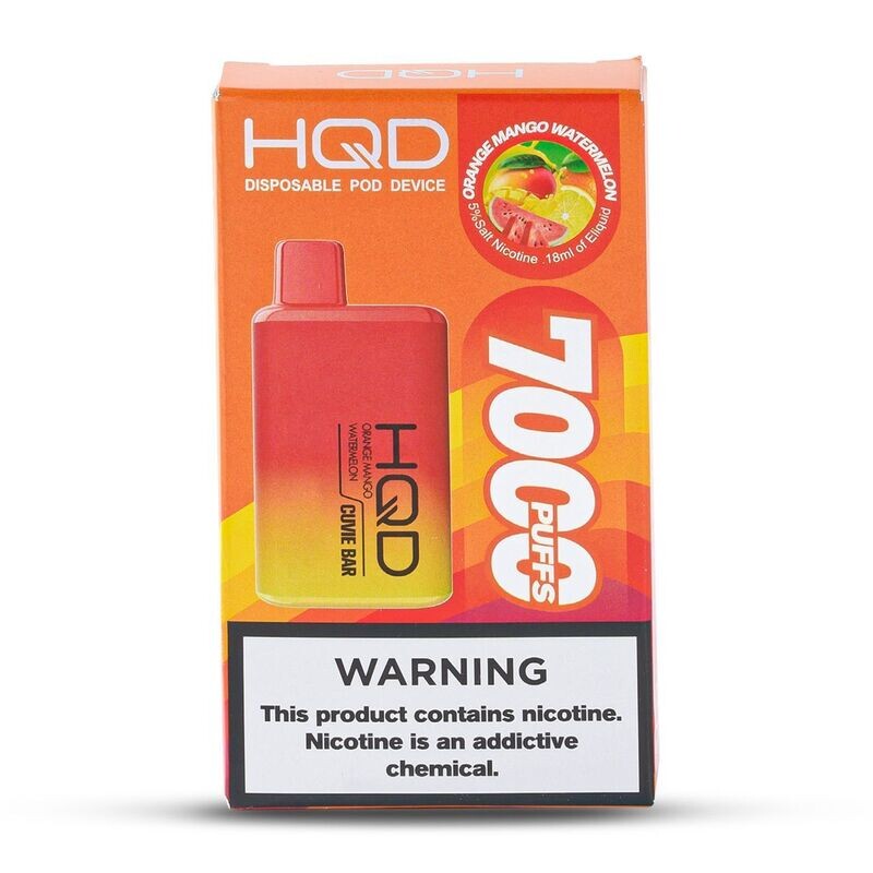 HQD 7000 Orange Mango Watermelon (5 Pack)