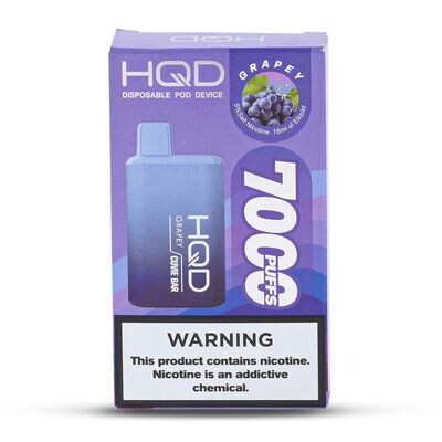 HQD 7000 Grapey (5 Pack)