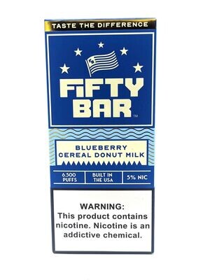 Fifty Bar Blueberry Cereal Donut Milk(10 Pack)