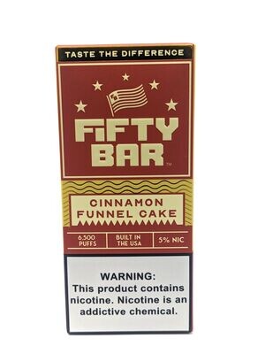Fifty Bar Cinnamon Funnel Cake (10 Pack)