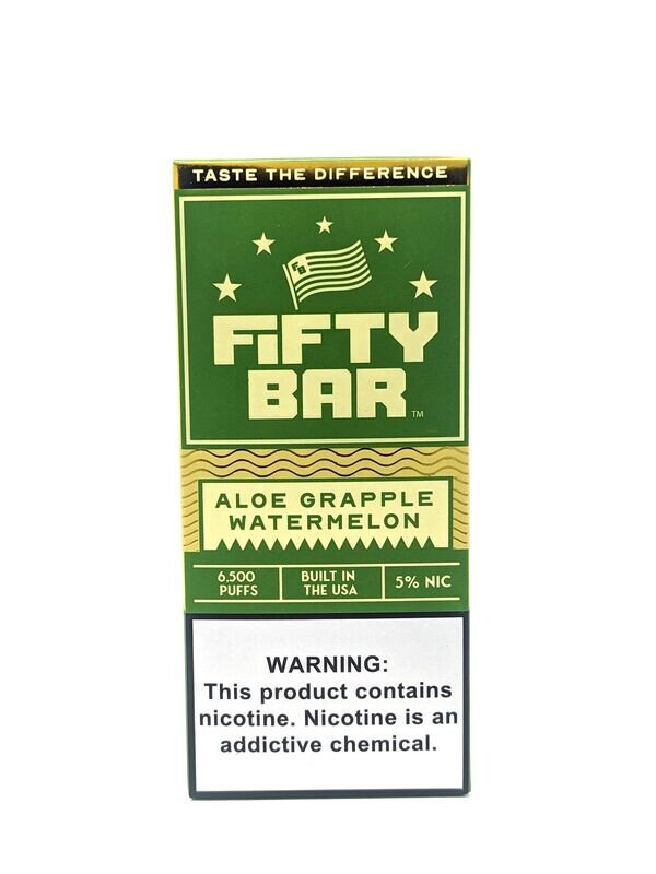 Fifty Bar Aloe Grapple Watermelon (10 Pack)