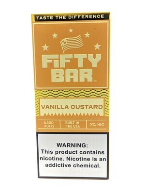 Fifty Bar Vanilla Custard (10 Pack)