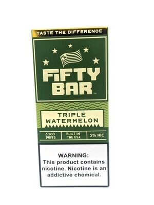 Fifty Bar Triple Watermelon Ice (10 Pack)