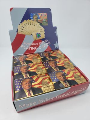 Gold Trump Playing Cards (12 Pack)