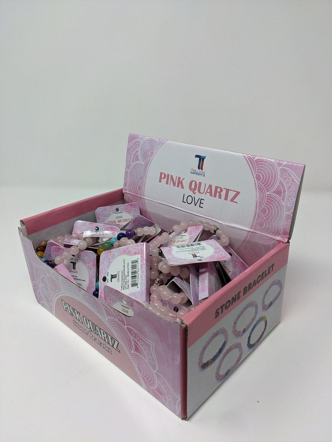 Pink Quartz Bracelets (50 Pack)