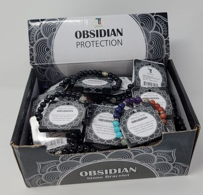 Obsidian Bracelets (50 Pack)