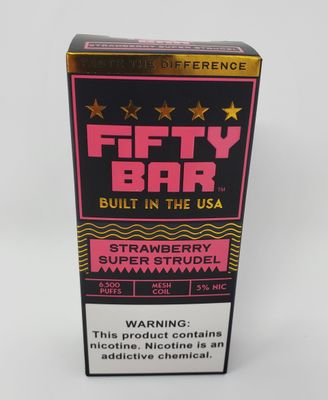 Fifty Bar Strawberry Super Strudel (10 Pack)