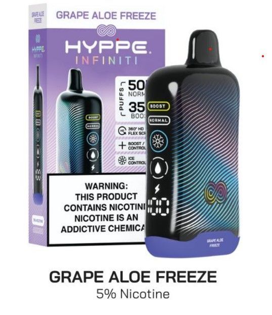 HYPPE INFINITI - Grape Aloe Freeze ( Set of 5)