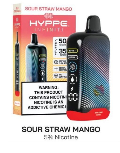 HYPPE INFINITI - Sour Straw Mango ( Set of 5)