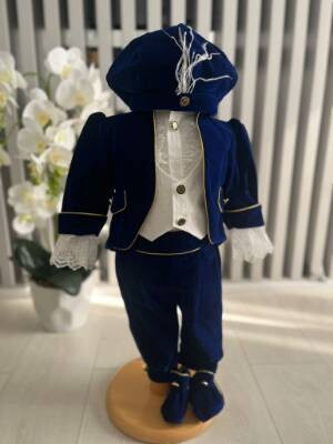 Traje de principe niño color azul marino