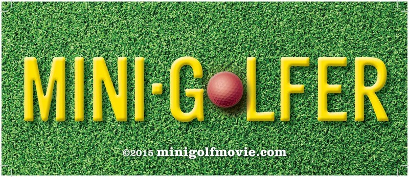 Mini Golfer removable bumper sticker