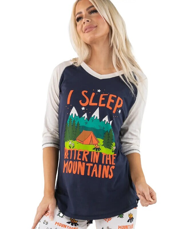 Sleep In Mtn PJ Tall Tee