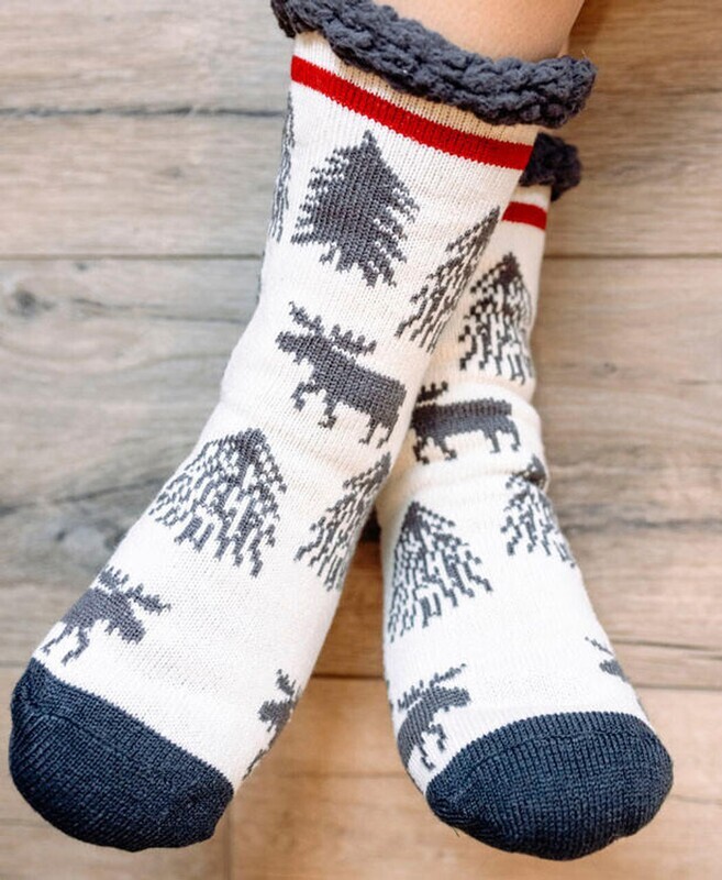 Take a Hike Plush Sock