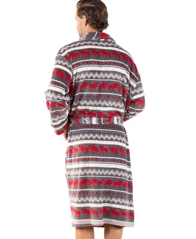 Cabin Moose Men’ Bathrobe