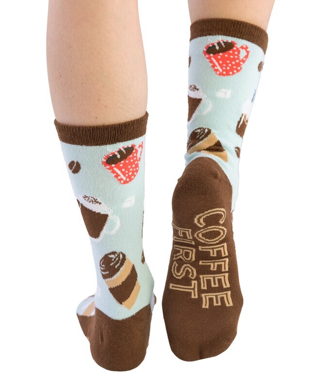 Coffee First Crew Sock