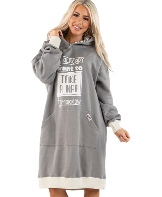 Take a Nap Sleep Hoodie, Size: S/M