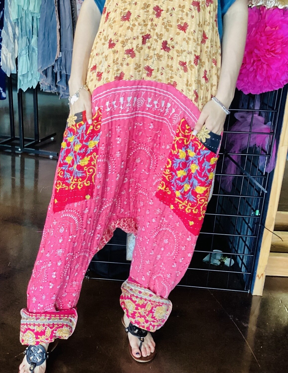 Be unique. boho overalls