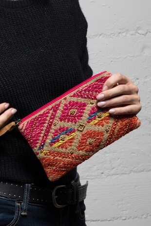 Handmade Pattern Clutch Celeste