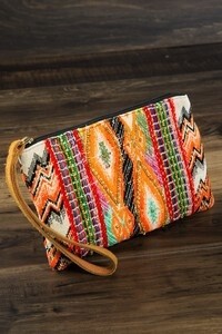 Vivid Ethnic Pattern Clutch Marisol