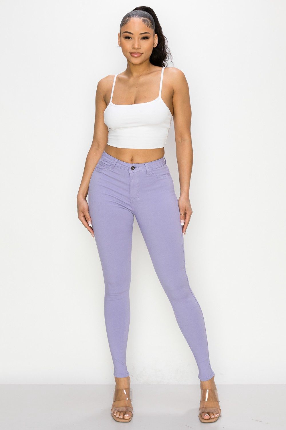 Skinny Super Stretch Lilac