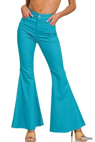 High Rise Super Flare  Bottoms