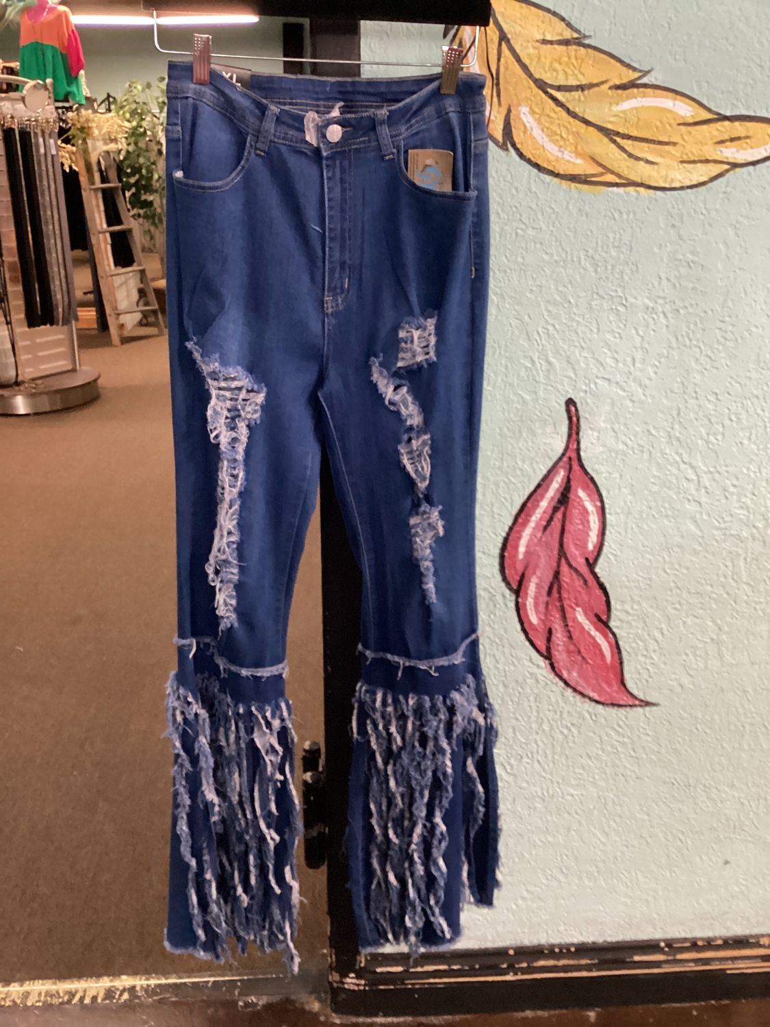 Shredded Jeans Stretch