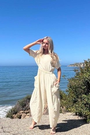 Gauze Jumpsuit