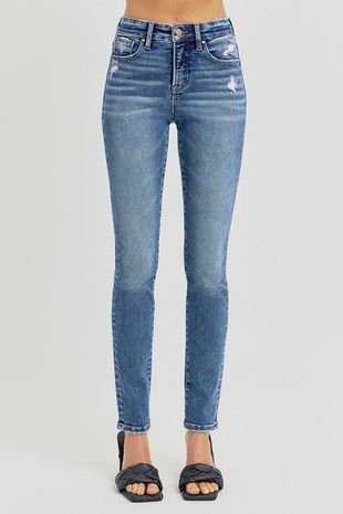 Risen High Rise Slim Skinny Jeans