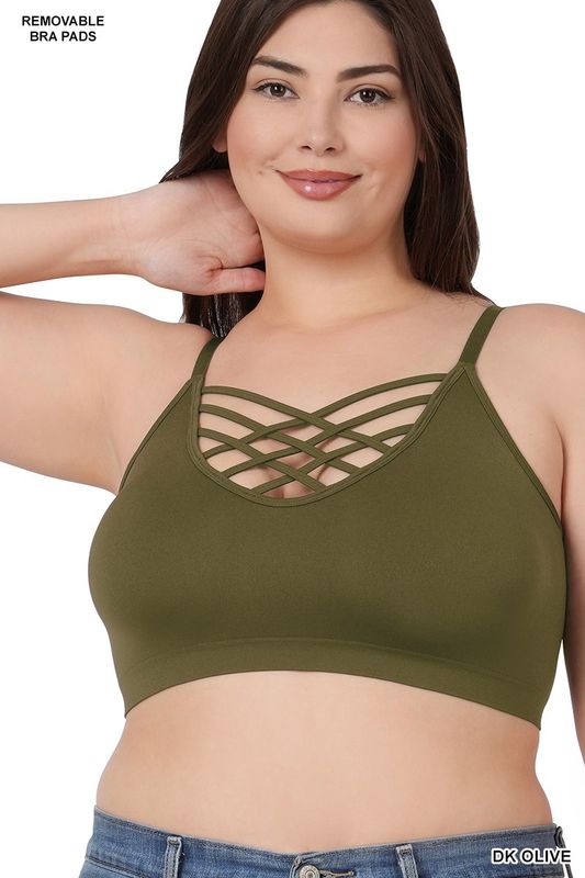 Dark Olive Bralett
