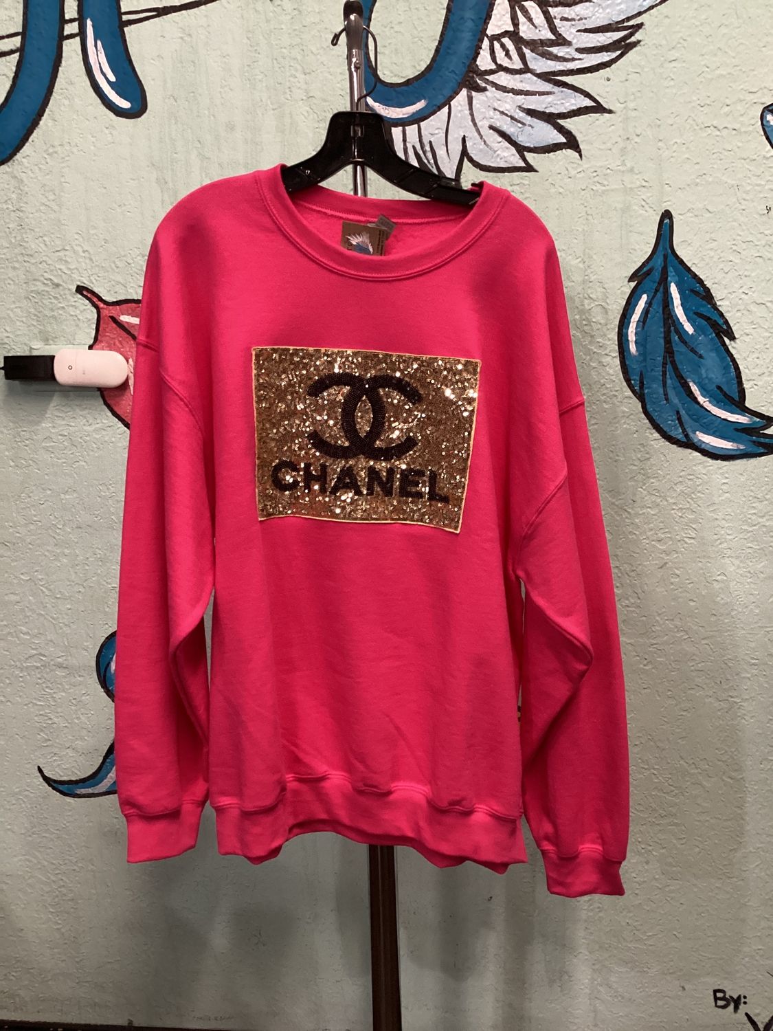 Pink Chanel Sweatshirt
