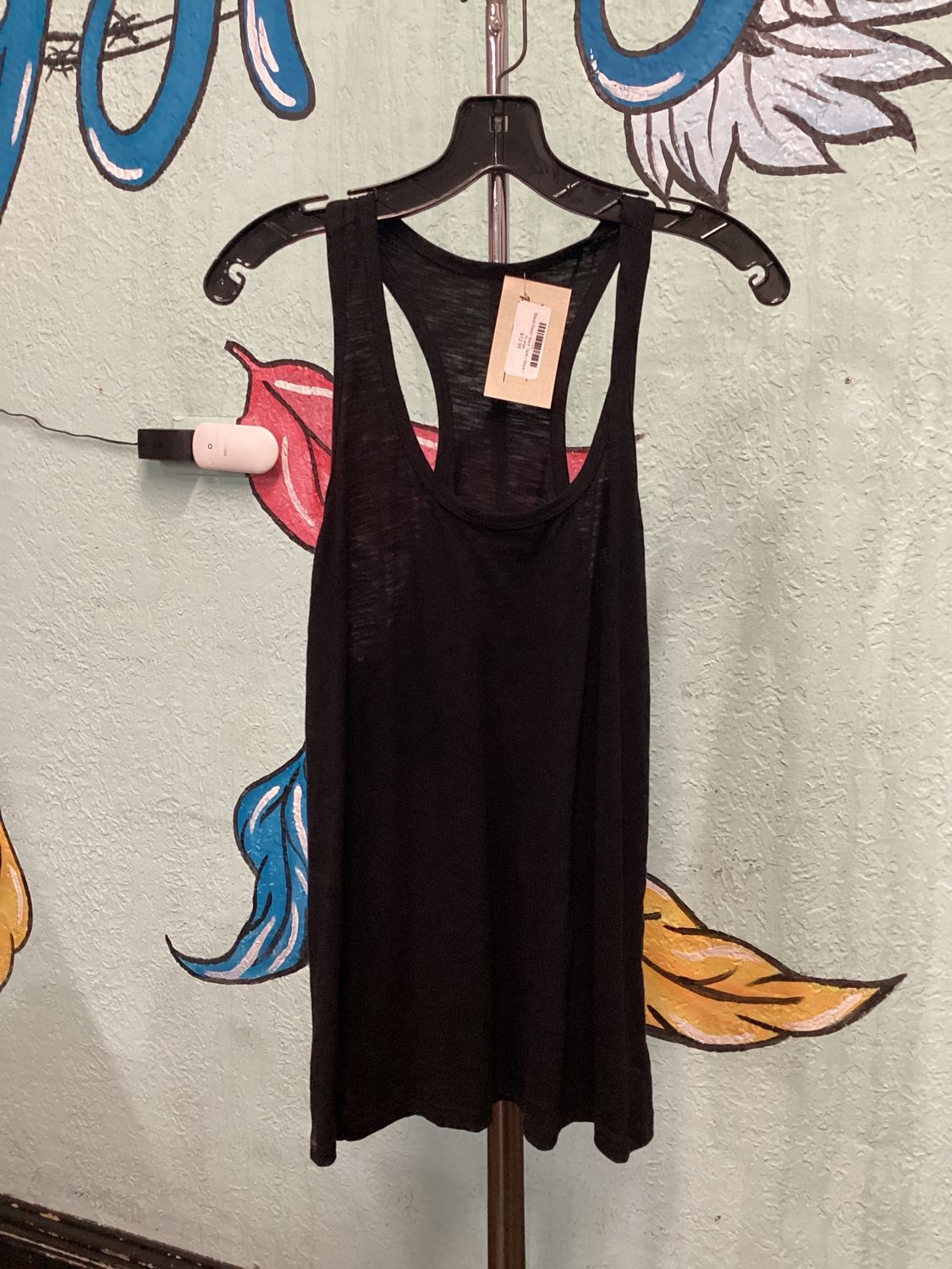 Black Razor Back Tank