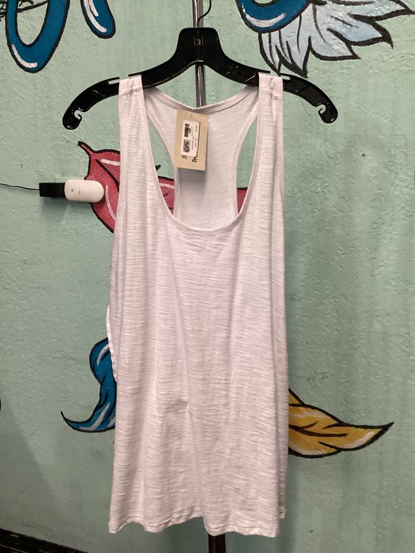 Razor Back White Tank