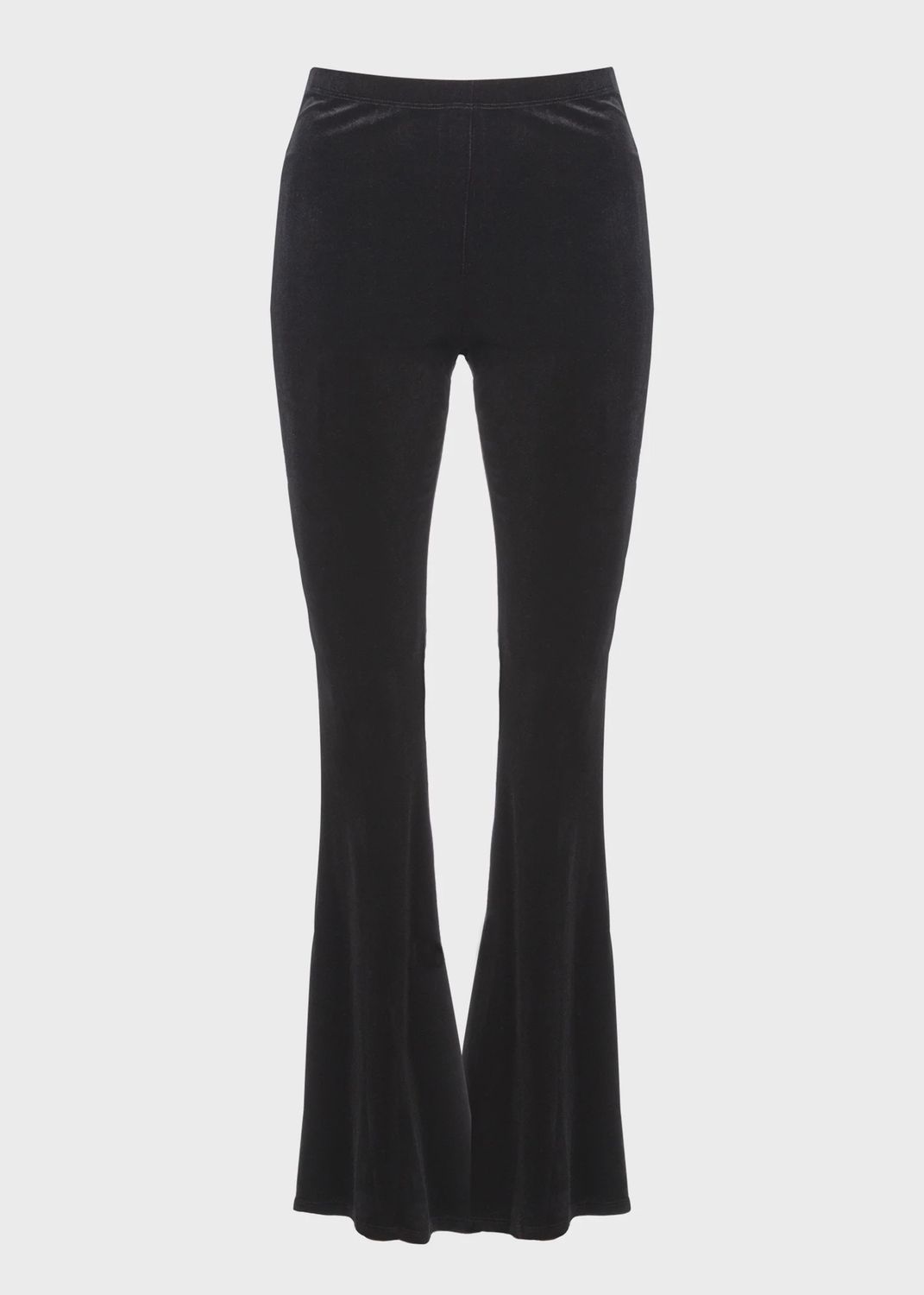 Black Velvet Bells With Side Zipper