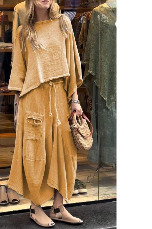 Loose Skirt Two Piece Suit