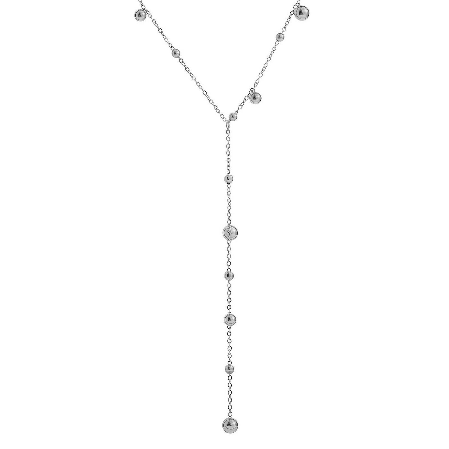 Stainless steel necklace, &quot;Y&quot;