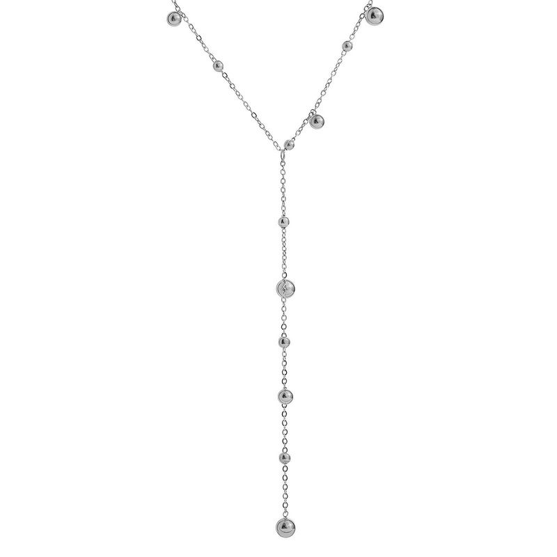 Stainless steel necklace, &quot;Y&quot;