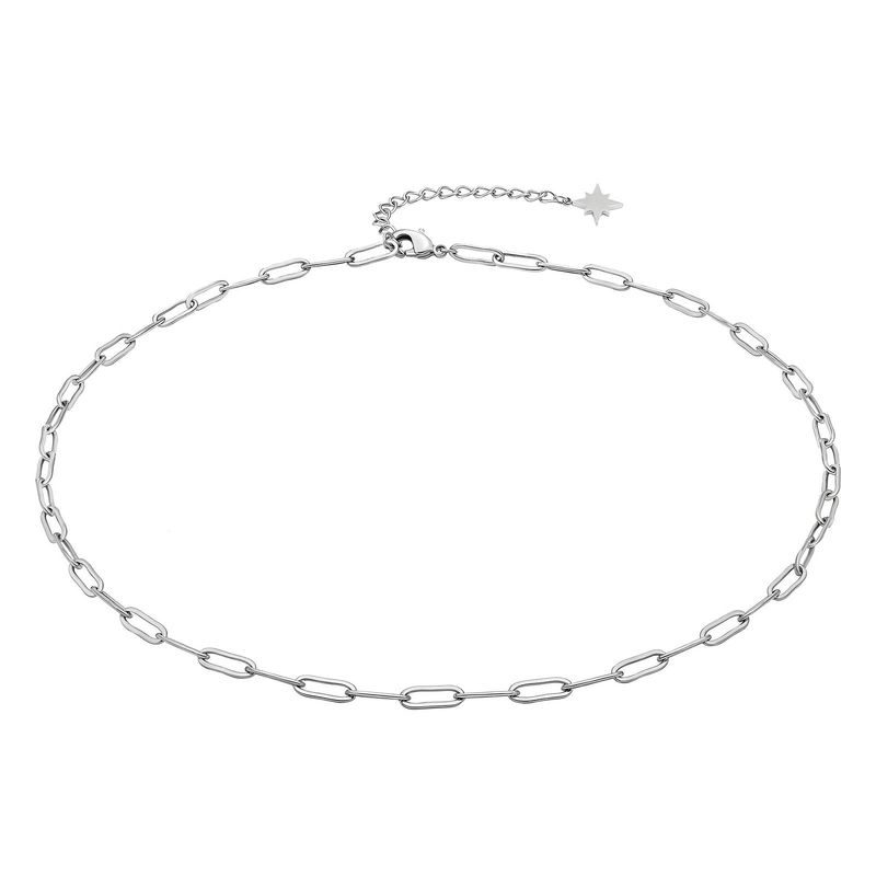 Stainless steel necklace, Chainlink