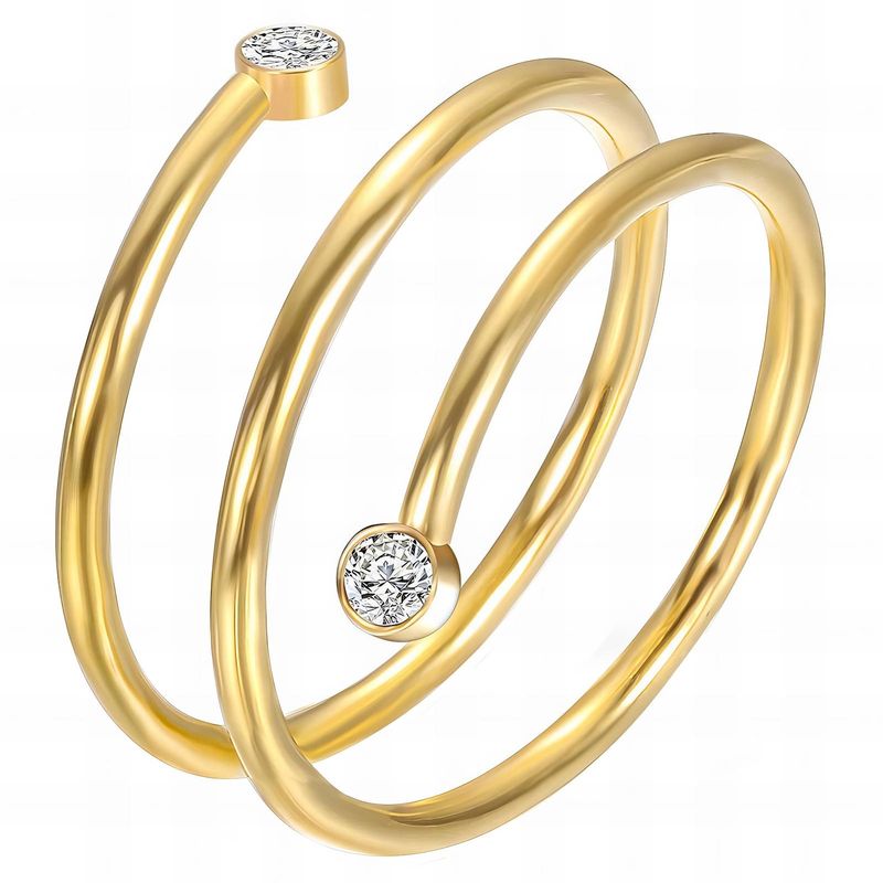 18K gold plated Stainless steel finger ring