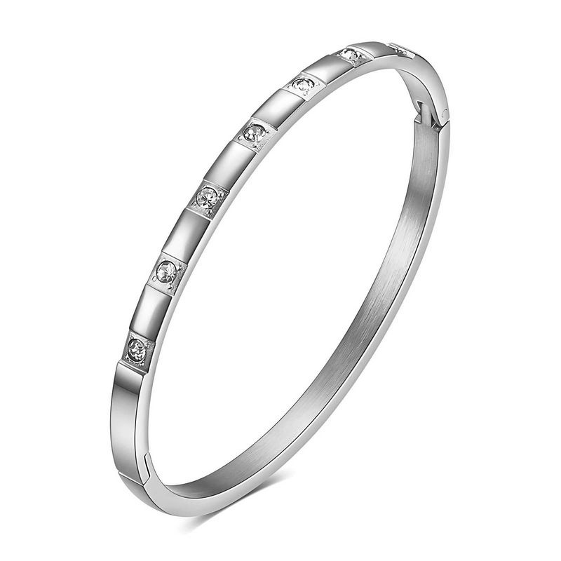 Stainless steel bracelet, Square Shaped