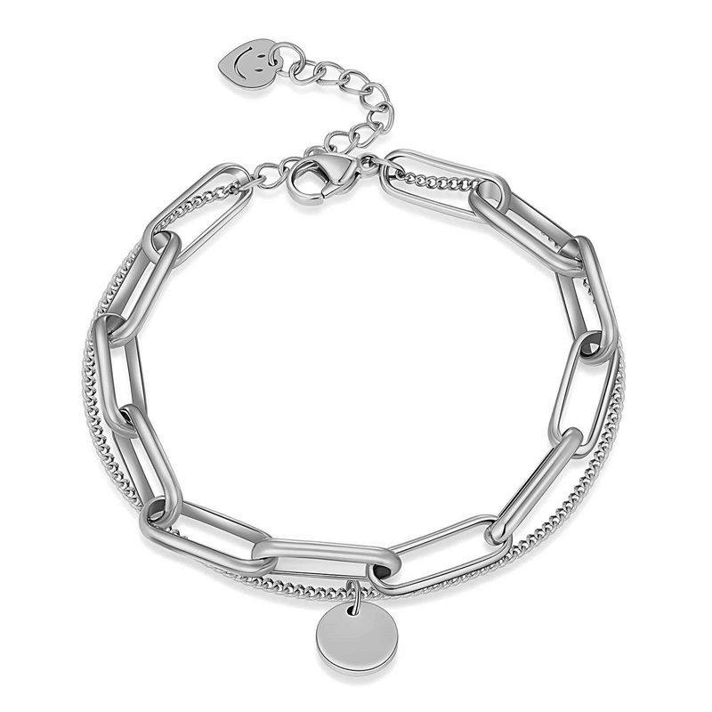 Stainless steel bracelet, Smile
