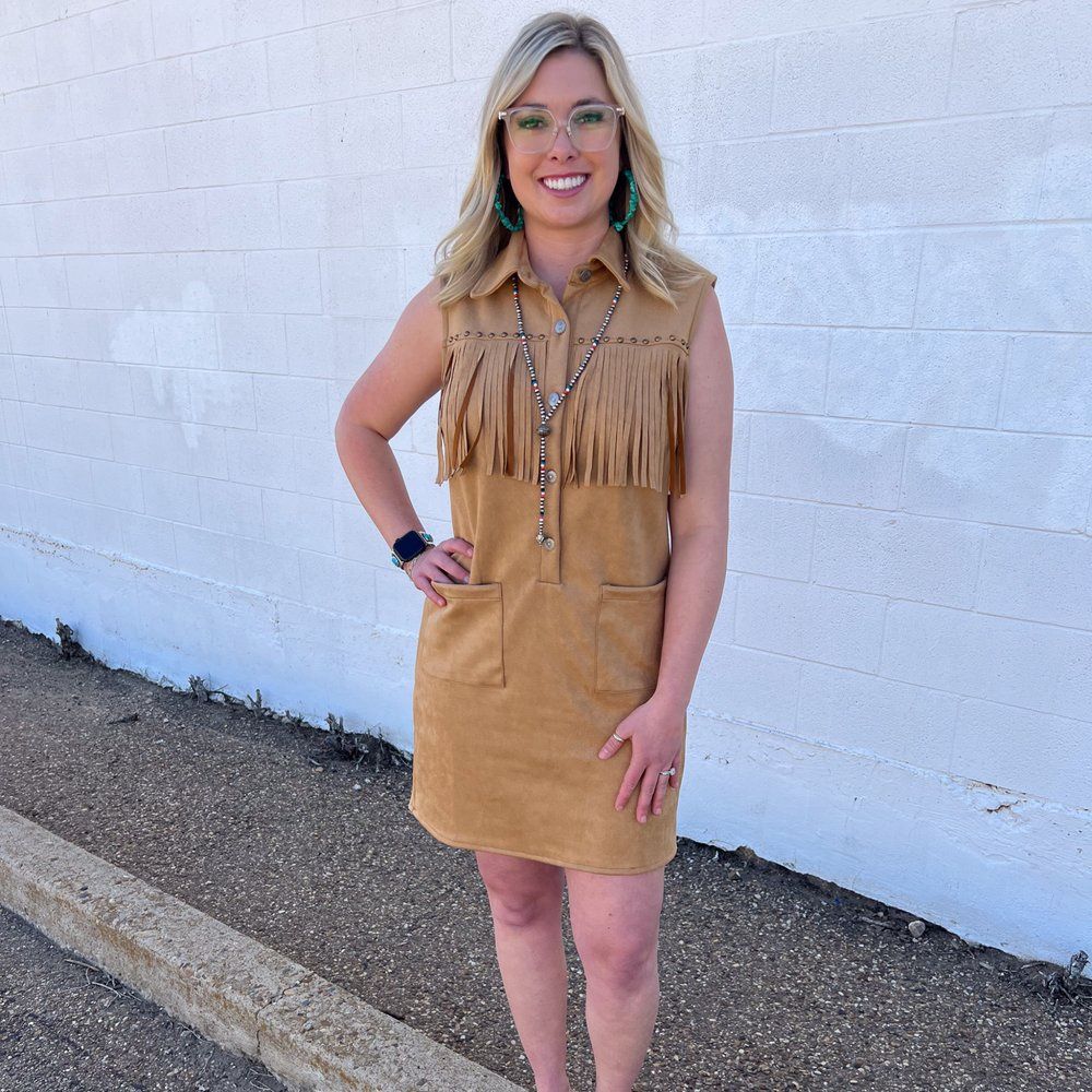 Rowdy Crowd Fringe Dress