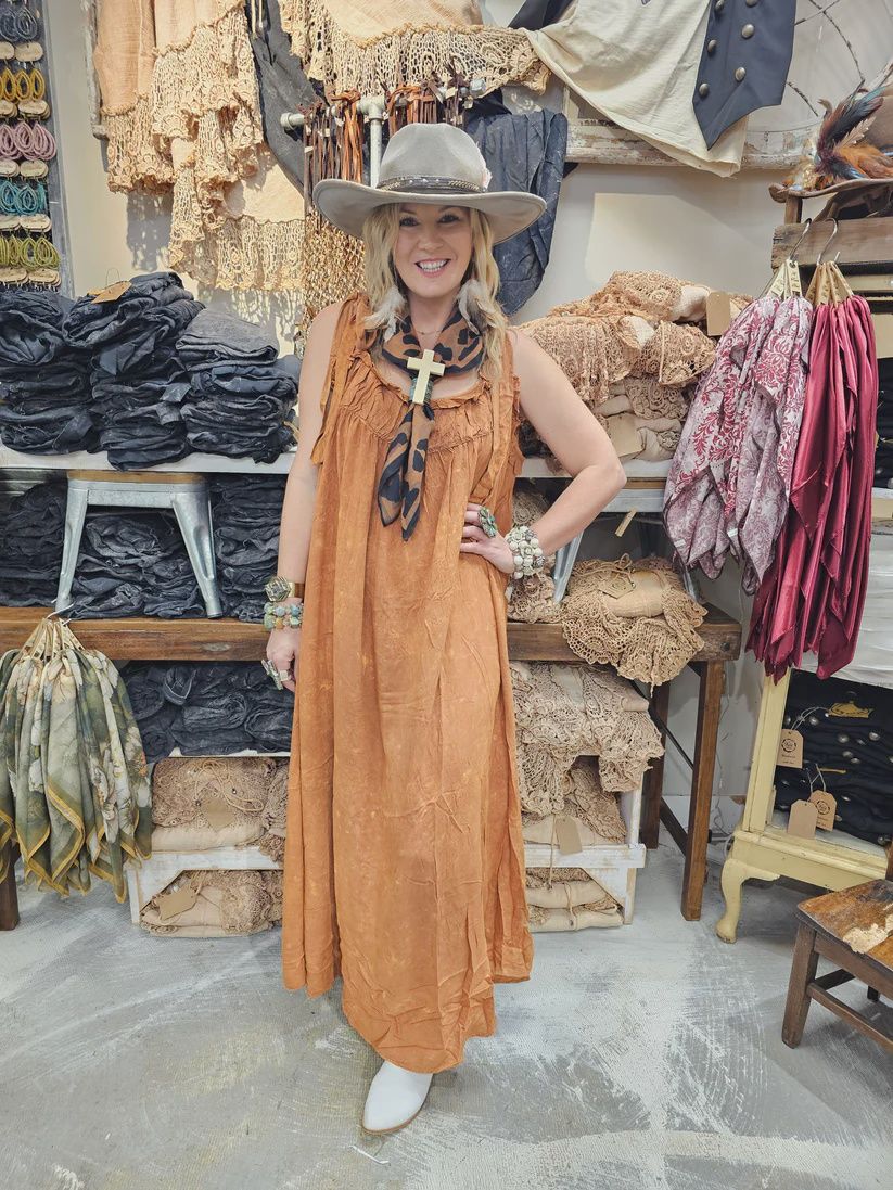 Tuck Strap Dress